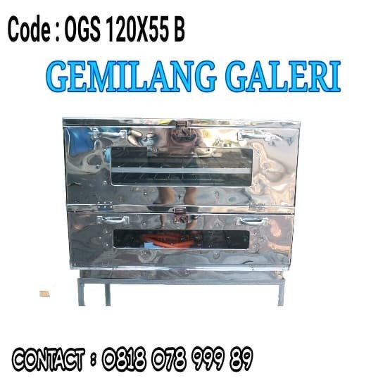 Oven Gas Stainless Steel 120 x 55B