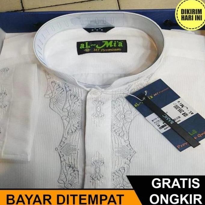 Baju koko alMia Super Premium lengan panjang (al mia Premium) PROMO