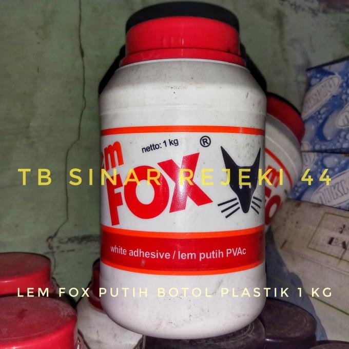 

Promo Lem Fox Putih Botol 1 KG bungkus merah COD