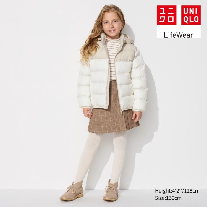 BRD UNIQLO KIDS PUFFTECH JAKET PARKA WASHABLE DUA WARNA SGA
