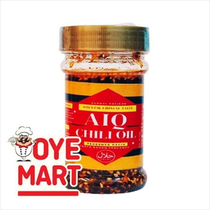 

AIQ CHILI OIL 150ML / MINYAK CABAI HALAL / SAMBAL DIMSUM