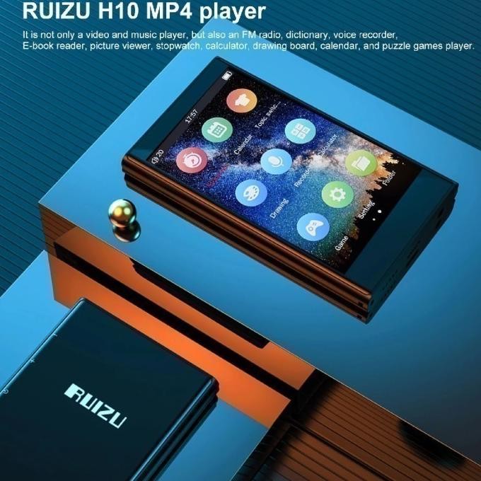 Grosir Ruizu H10 32Gb Mp3 Mp4 Audio Video Player Bluetooth Hq Sq Fm Flac