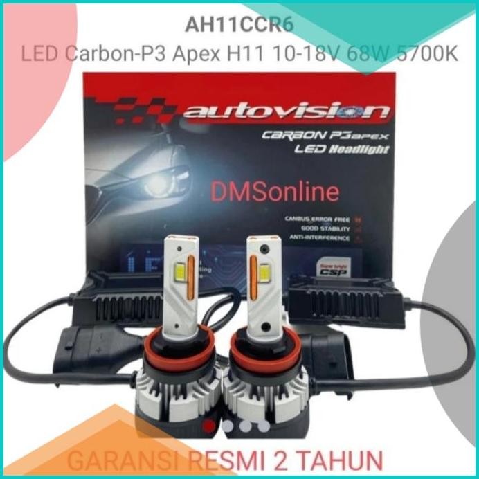 Led H11 HB3 H7 H4 Carbon P3 Apex Autovision, Led H11 Projector Mobil 0