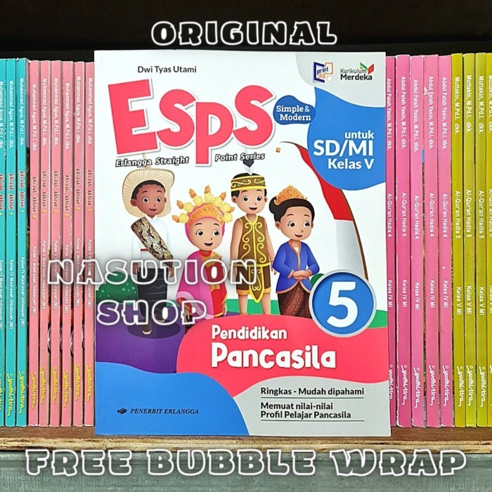 

CUCI GUDANG Buku Esps Pendidikan Pancasila Kelas 5 SD Erlangga Kurikulum Merdeka