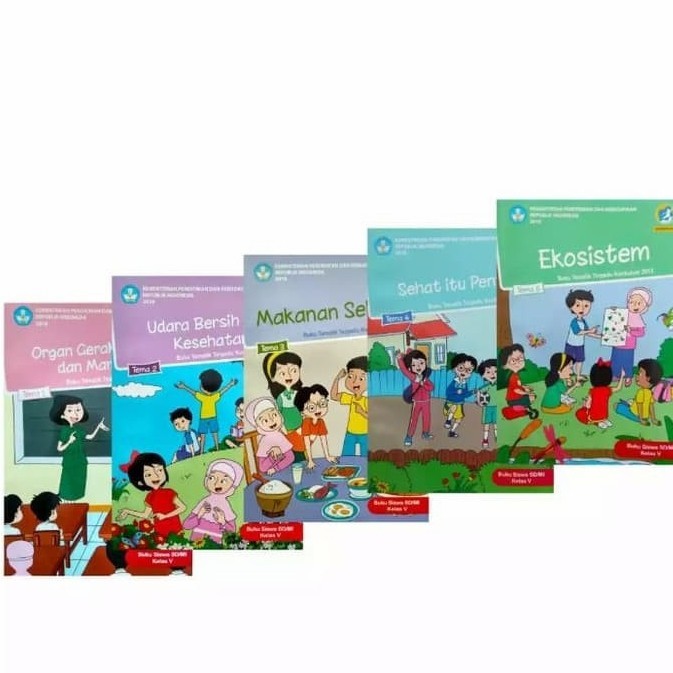 

SALE satu paket tematik k13 Dikbud kelas 5 tema 1,2,3,4,5 dan Pai