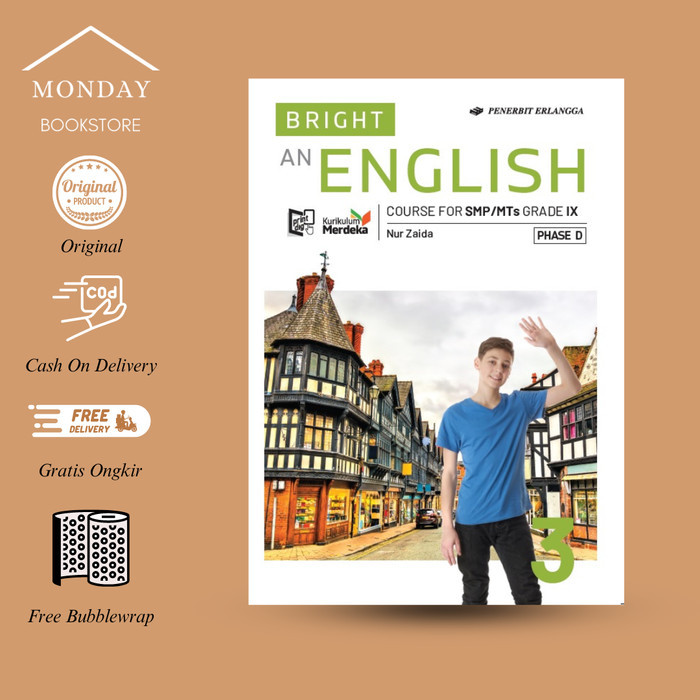 

KIRIM HARI INI BRIGHT 3 AN ENGLISH COURSE FOR SMP/MTS/KM by Erlangga