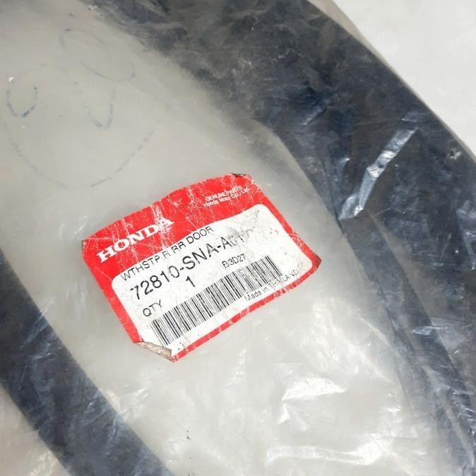 Karet pintu balon mobil Honda Civic Fd1 Fd2 (Bagian belakang kanan)