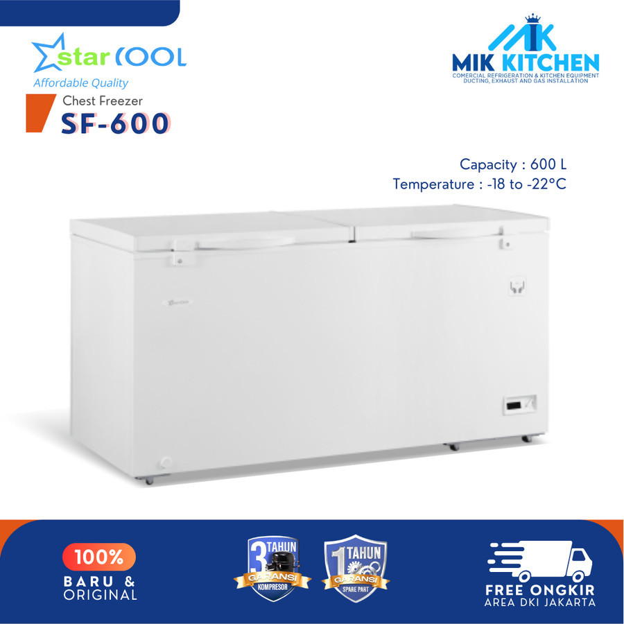 STARCOOL Chest Freezer 600 Liter SF-600 / SF 600 / SF600