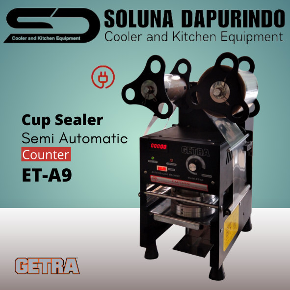 GETRA Cup Sealer ET-A9 / Mesin Penyegel Gelas Plastik / ETA9 / ET A9