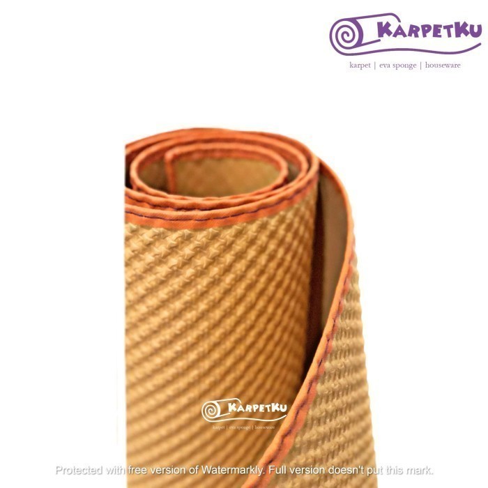 Karpet [GARFIELD MAT] Karpet / Tikar Lantai Plastik Spon Eva - BINTIK EMBOSS - 120 x 200, Random teb