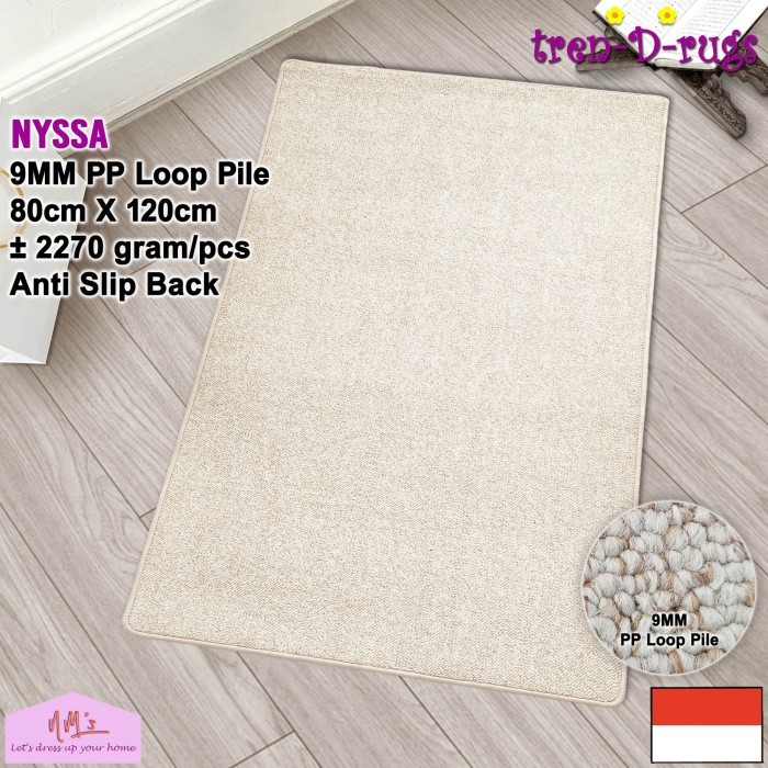 Karpet Tren-D-rugs karpet polos sajadah sejadah bulu alas lantai lorong runner koridor ruang tamu ka