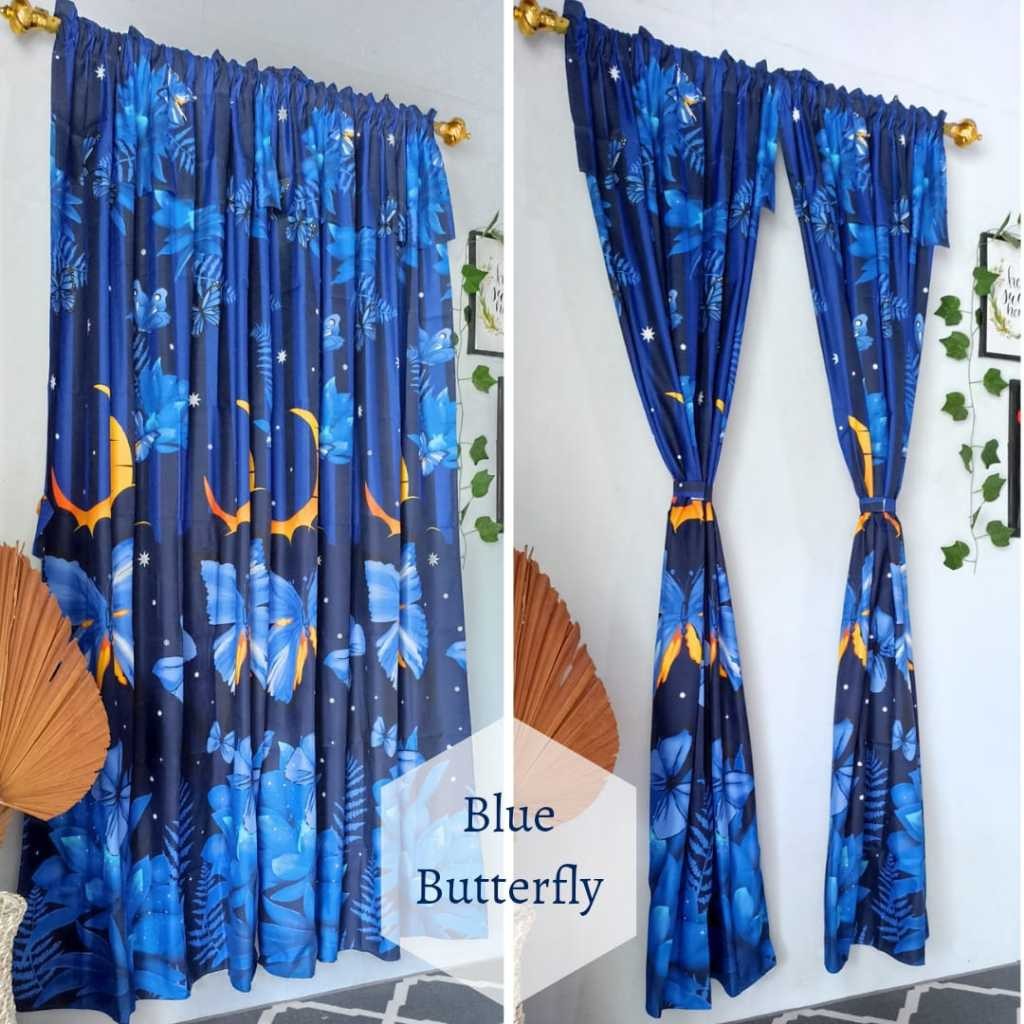 Belilah Hordeng/ Hordeng Jendela/ Gorden Pintu Bahan Katun Zuk