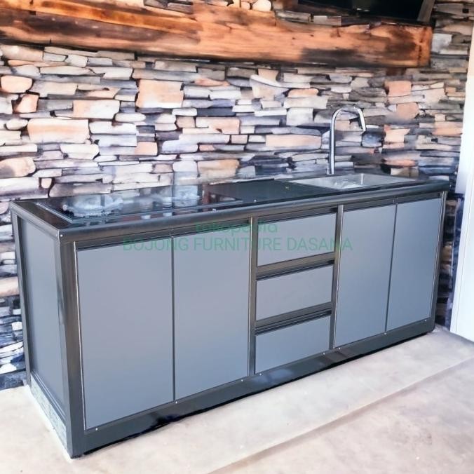 Rak Kompor Dapur / Kitchen Set Dapur Minimalis Bahan Alumunium Wisnai.1