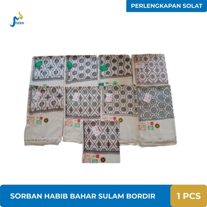 Sorban Habib Bahar Sulam Bordir Sorban Kasmiri #Gratisongkir #Sale #Discount