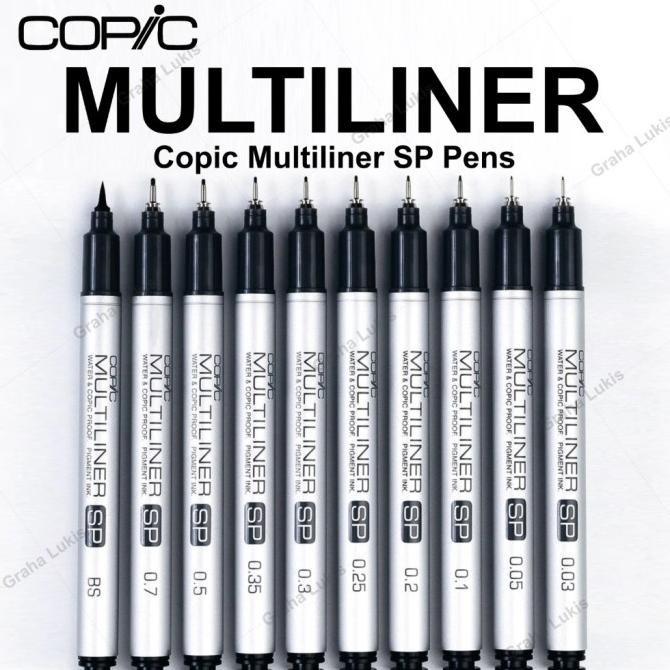 

Sale Copic Multiliner Sp Pen Brush Dan Nib / Satuan