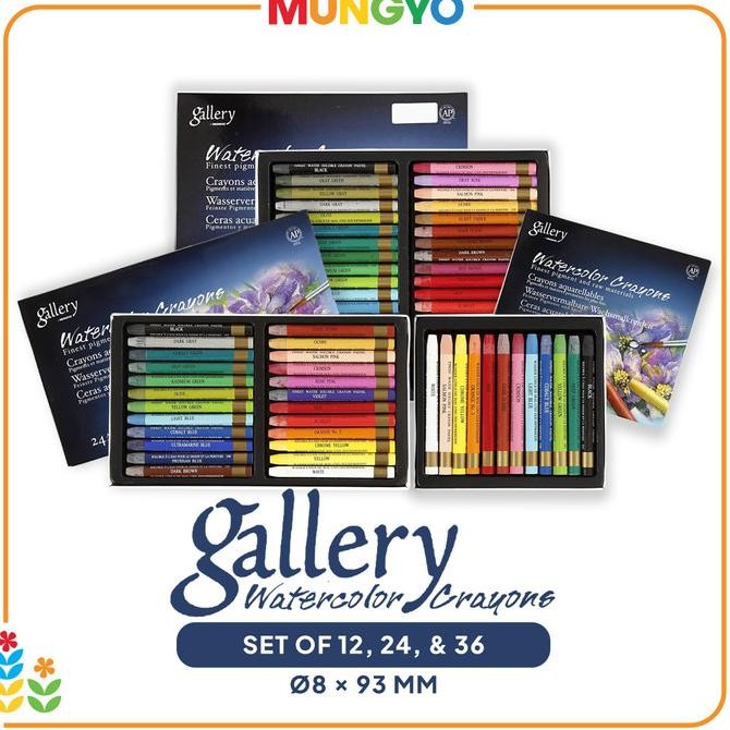 

Sale Mungyo Gallery Watercolor Crayon Set Krayon Cat Air