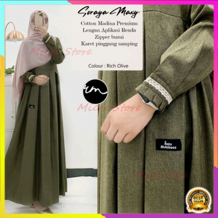 Gamis Katun Madina Soraya Maxy Gamis Jumbo Ld 120 Ld 130 Terbaru Baju