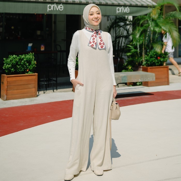 Lozy Hijab - Jonna Jumpsuit (Jumpsuit Linen Wanita)
