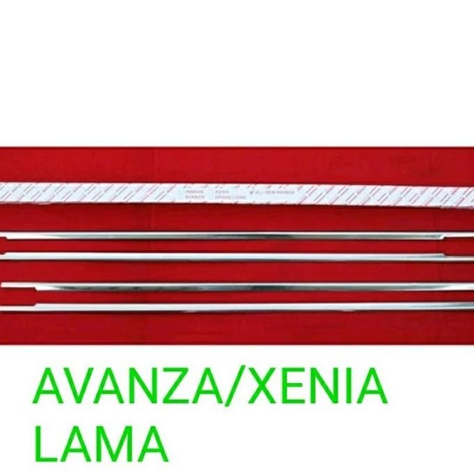 List Chrome Kaca Samping Mobil Avanza / Xenia Lama 2005 - 2011  SALE