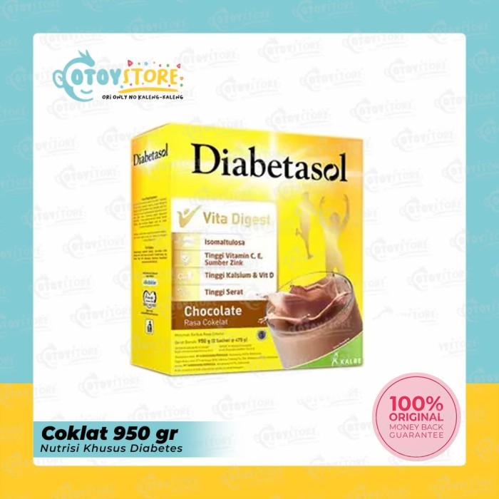 

Diabetasol Vanila Coklat 950 Gram / Susu Nutrisi Khusus Diabetes