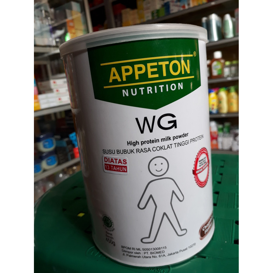 

APPETON NUTRITION WG CHOCOLATE &VANILA 450g