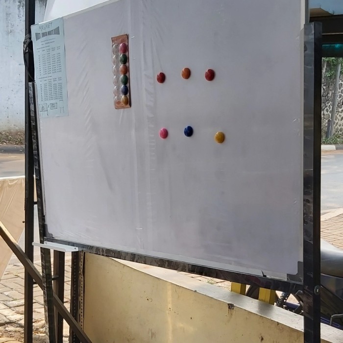 

whiteboard-papan tulis-stand magnetik 120 x 240cm