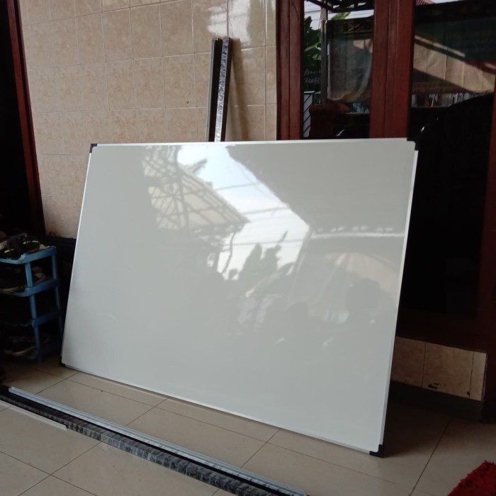 

whiteboard gantung 120 x 180cm nonmagnetik