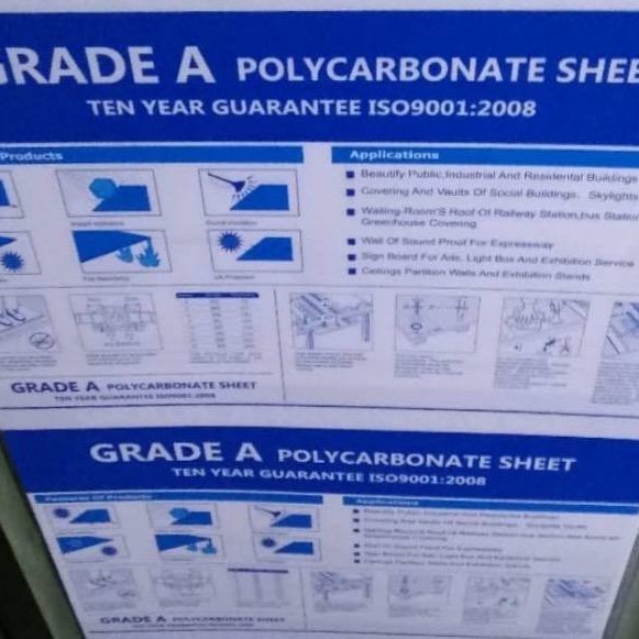

PC 4mm x 1,33m x 3,3m