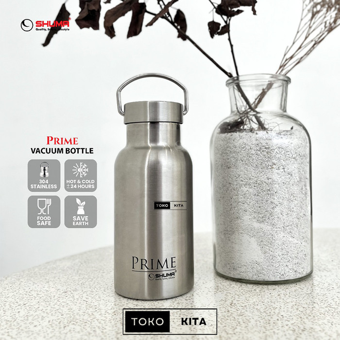 Termos Botol Air Panas Shuma Prime / Shuma Prime S/S Vacuum Bottle 350 Ml 500 Ml 750 Ml 1000 Ml