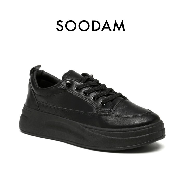 PVN Back to School Sepatu Sekolah Hitam Classic Sneakers Black - 180 - Rora