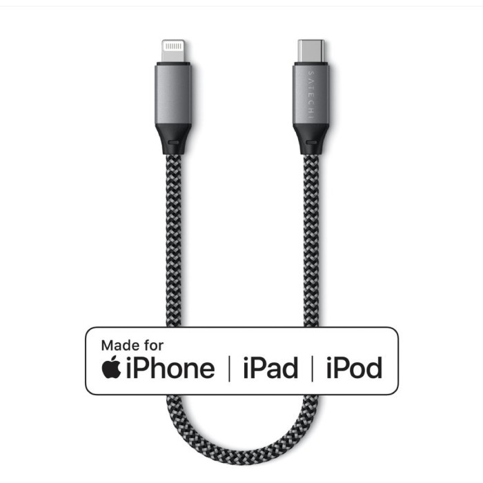 Terlaris Ready Stock Satechi USB-C to Lightning MFI 25cm SALE