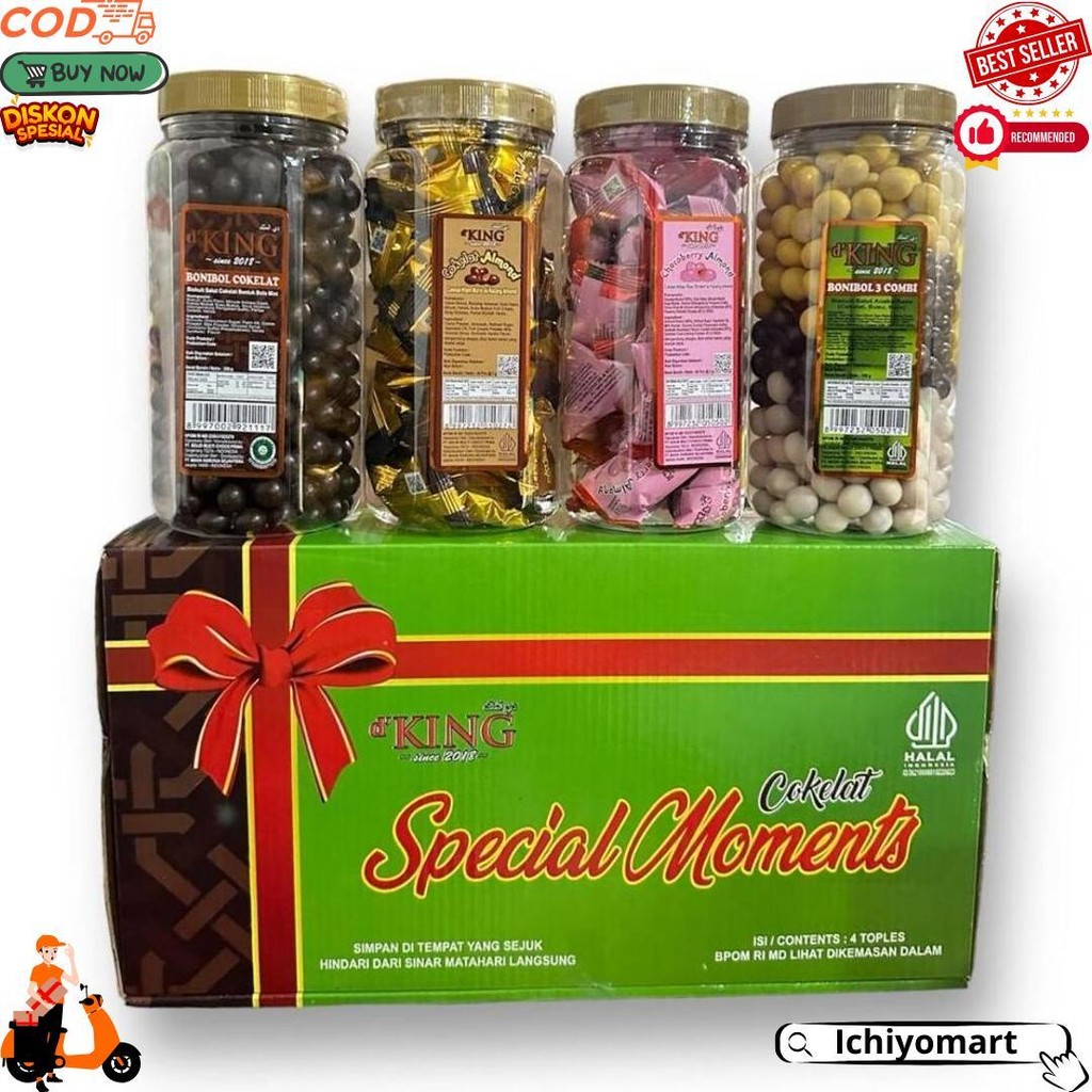 

1 Karton Coklat Bonibol Spesial Moment 4 Toples Coklat - Hampers Spesial Moment D Promo Puncak