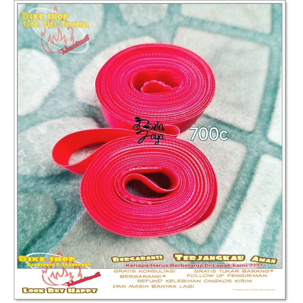RIMTAPE 700c - PELAPIS RIMS - PELINDUNG RIMS VELG 700c Sepeda MTB BMX