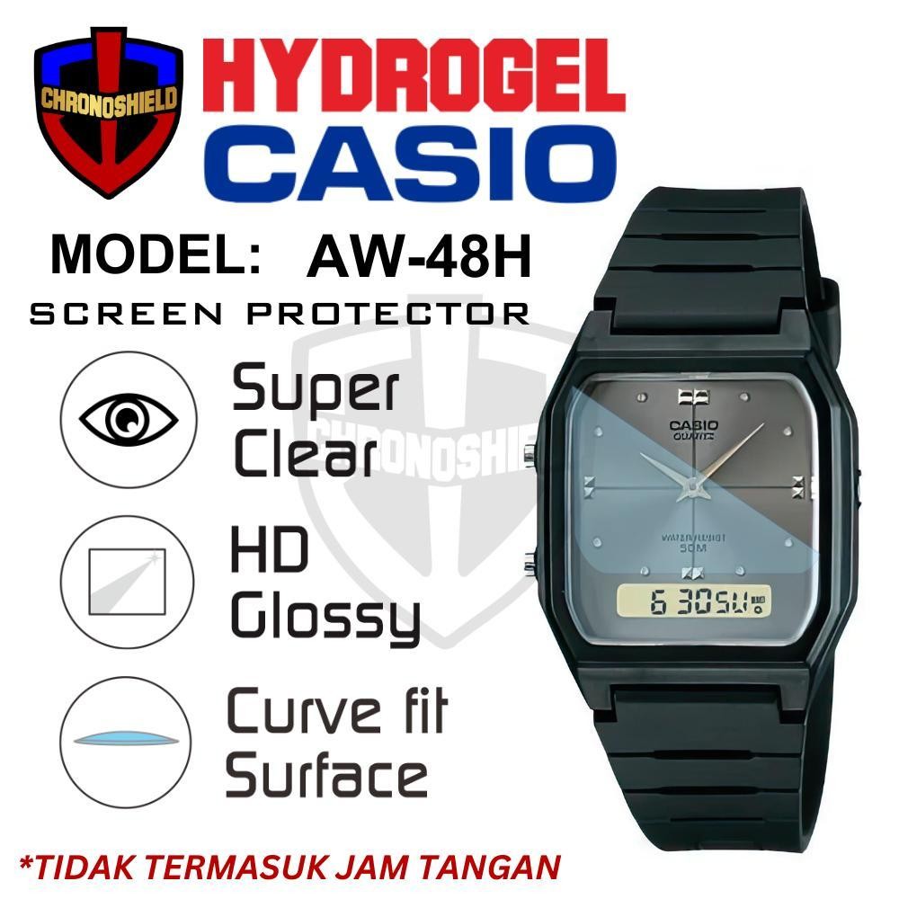 Anti gores Jam Tangan Casio AW48H AW48 AW 48H Antigores Hydrogel