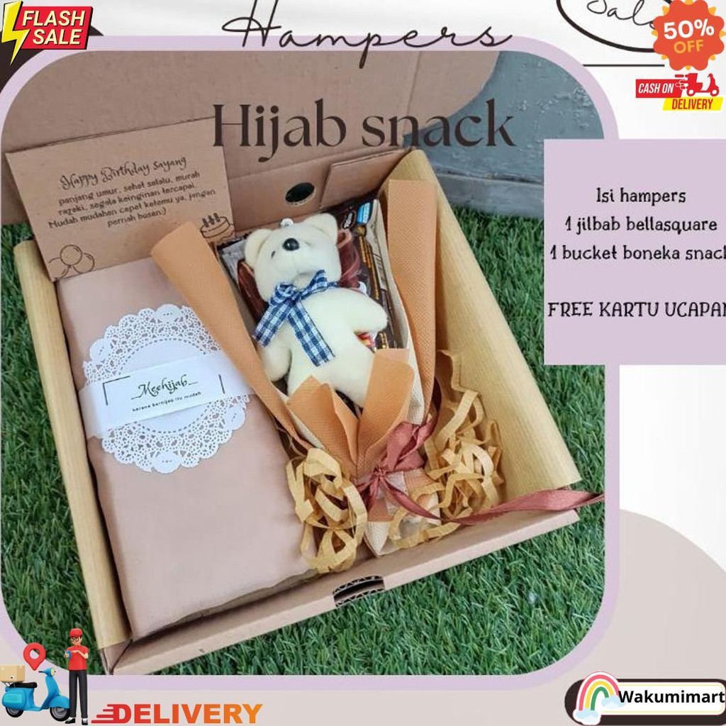 

Hampers Hijab Snack Boneka Murah Kado Ultah Pernikahan Wisuda Bucket D Gratis Ongkir