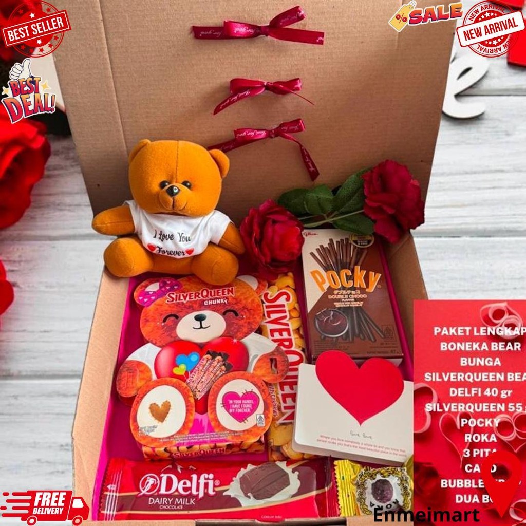 

Hampers Coklat Valentine, Wisuda, Anniversary, Ulangtahun Silverqueen Beruang Hampers Coklat D Termurah