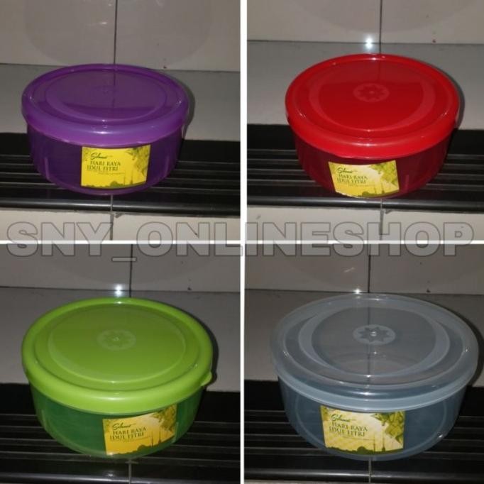 "Jual 1 Lusin Toples Bulat / Kue / Nastar / Lebaran 500 Gram Lovenia -