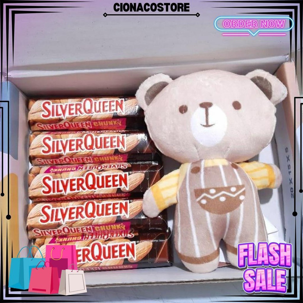 

[Bycheryl] Coklat Chunky Bar Silverqueen Valentine Dan Coklat Valentine Silverqueen Chunky Almond & Cashew D Promo 2.2