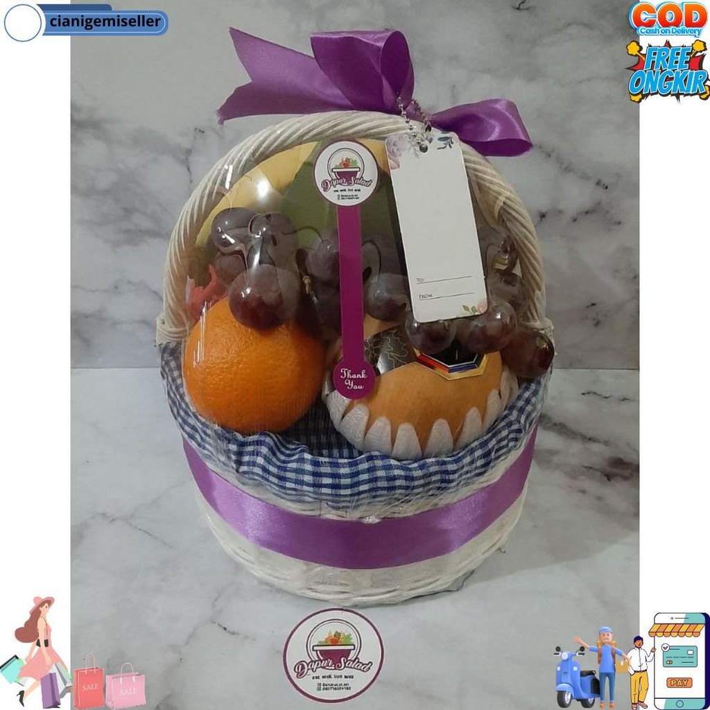 

Parcel Buah Segar Parsel Rotan Premium Free Kartu Ucapan Bunga Pita Hampers Lebaran Natal Christmas Hospitality Lamaran D Cod