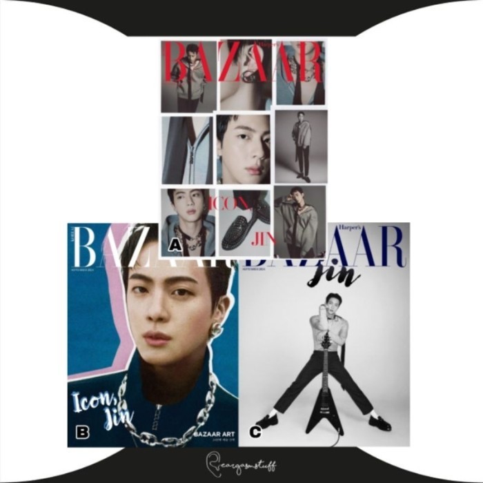 TERLARIS HARPER BAZAAR KOREA SEPTEMBER 2024 BTS JIN MURAH!!! MURAH
