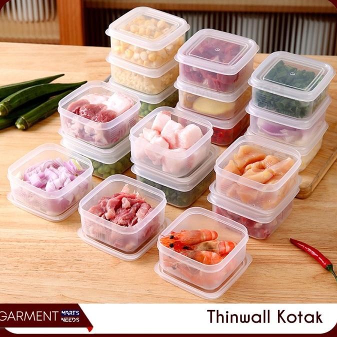 *#*#*#] Kotak Transparan Kecil Mini Organizer Bening Toples Plastik Bumbu