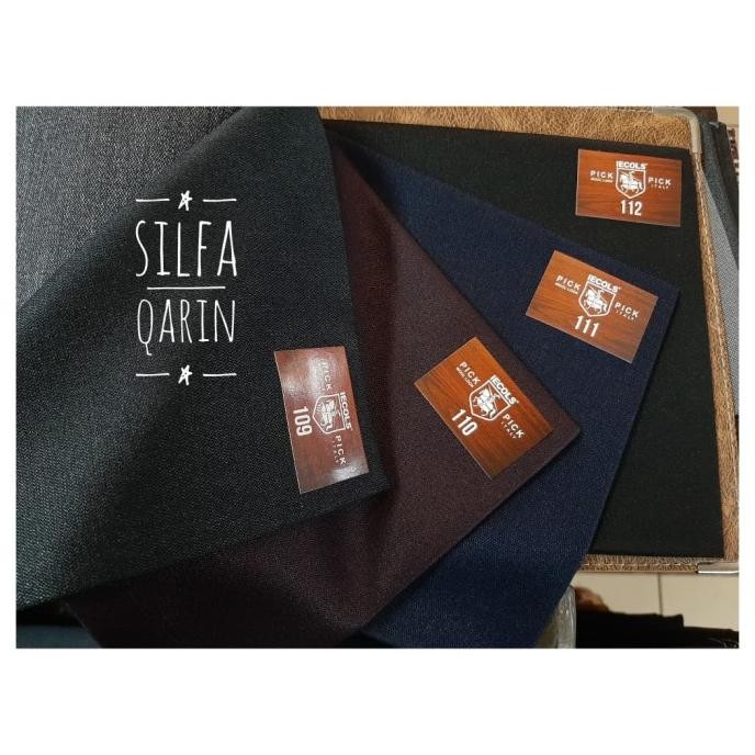 Promo Kain Celana Wool Super 300'S Pik & Pik Made Italy (130Cm150Cm)