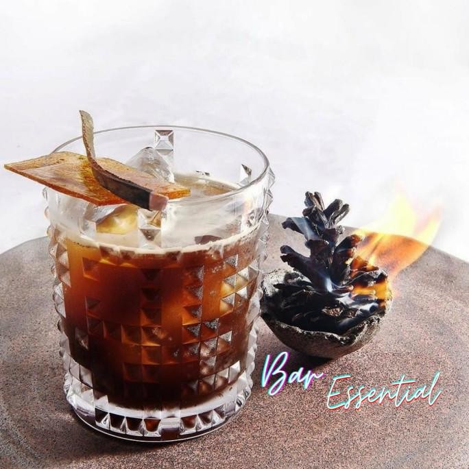 ------] whiskey glass crystal / premium old fashion glass / gelas cocktail