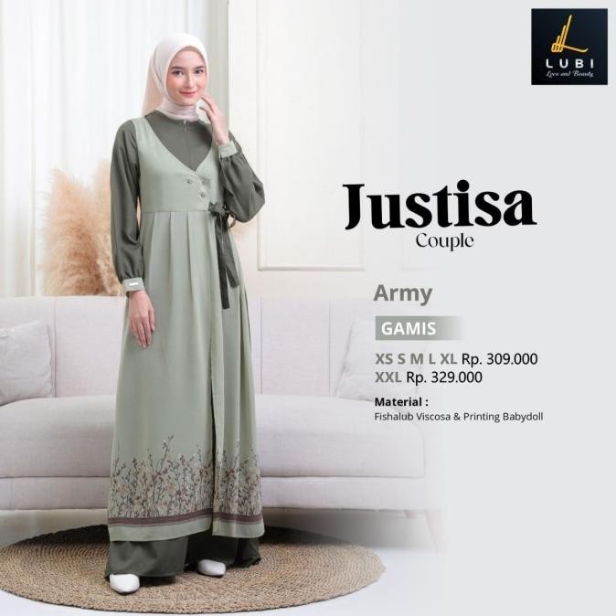 Grosir Couple Lubi Justisa Army