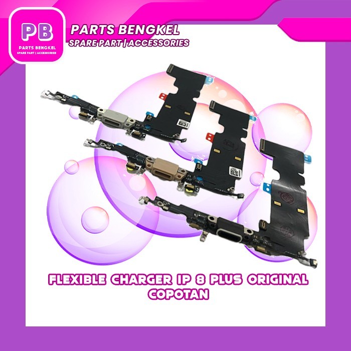 FLEXIBLE CHARGER +MIC IPHONE 8 PLUS ORIGINAL COPOTAN