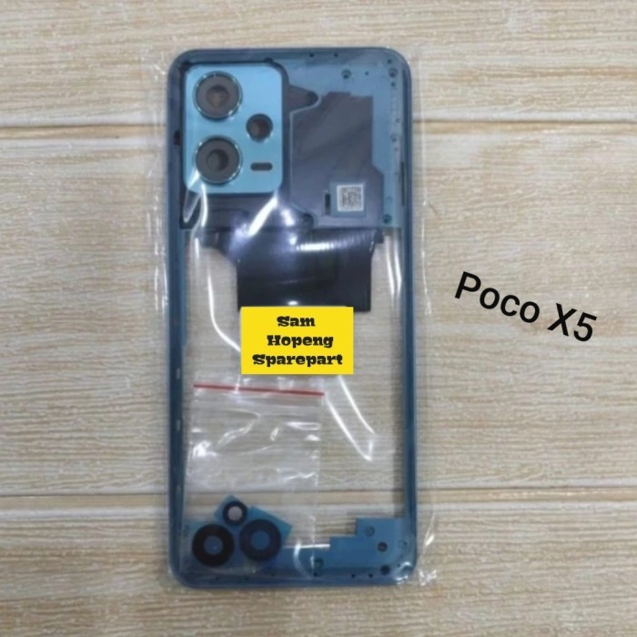 BAZEL BEZEL TULANG TENGAH CASING HOUSING COMPATIBLE XIAOMI POCO X5 / POCO M3 PRO