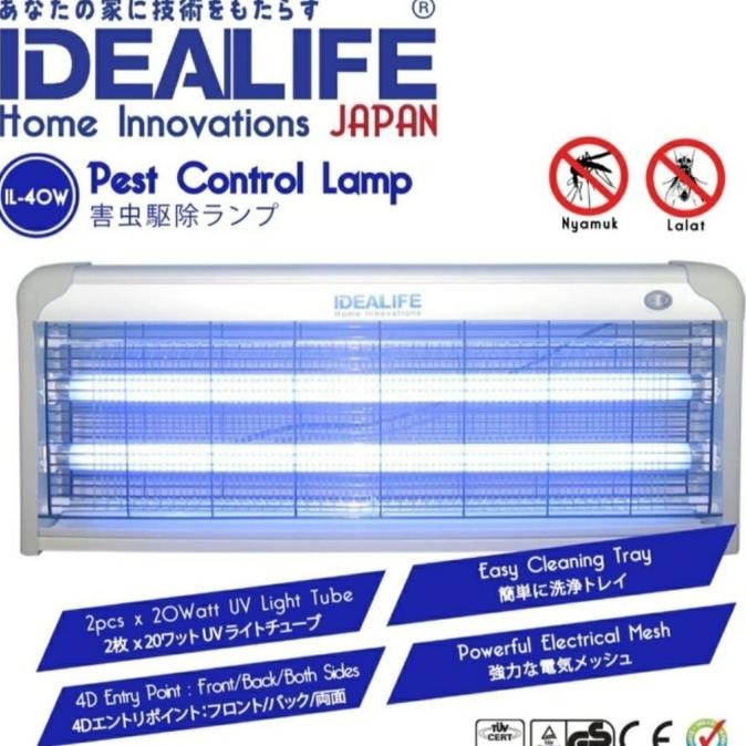IDEALIFE Insect killer IL 40W ORI - Lampu Perangkap nyamuk lalat BESAR