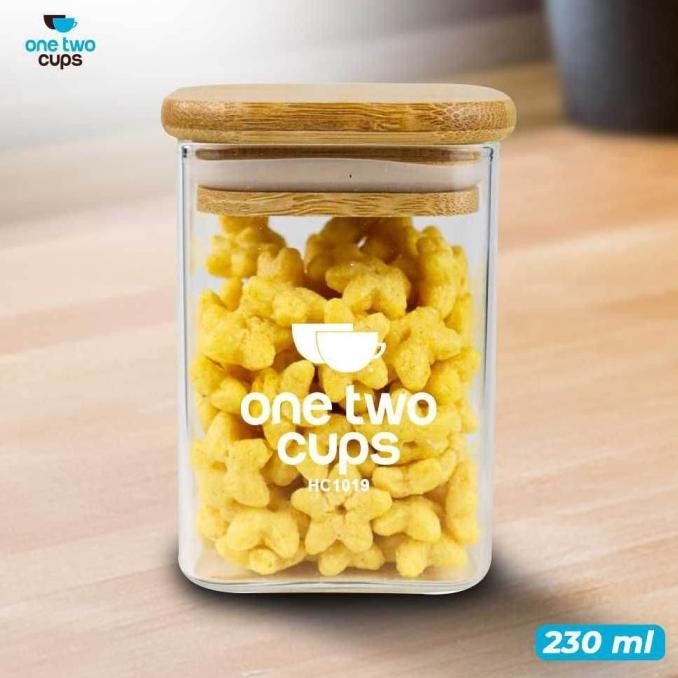 Toples Kaca Penyimpanan Makanan / Toples Kaca Cantik Lebaran/ Toples L