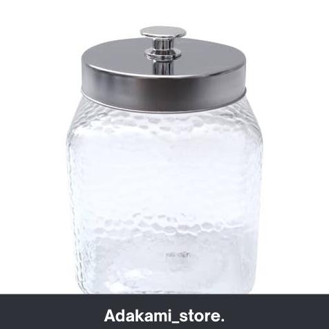 Toples Kaca Set 3 Pcs, Toples Kue Murah, Toples Lebaran