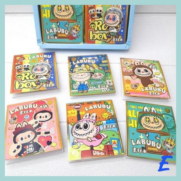

| STV | STIKER LABUBU STICKER CUTE 12 LEMBAR STICKER CUTE POP MART LABUBU STIKER